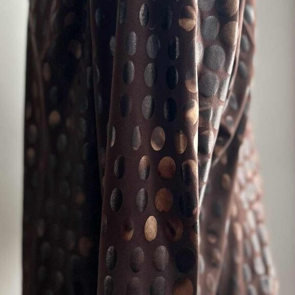 Nueva Cocoa Multi Tone Iridescent Dot Pattern Jacket w/ Statement Buttons - US L - Picture 6 of 11